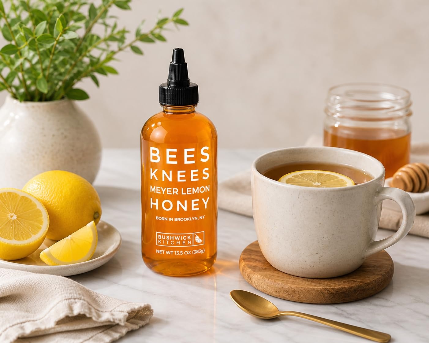 image:imageBees Knees Spicy Honey Wildflower Hot Honey with a Habanero Kick Sweet Heat Hot Sauce for Pizza Biscuits amp Charcuterie Gluten Free Paleo Friendly Foodie Gifts Spicy Gift for Him 125ozHoney Gift Set Sampler