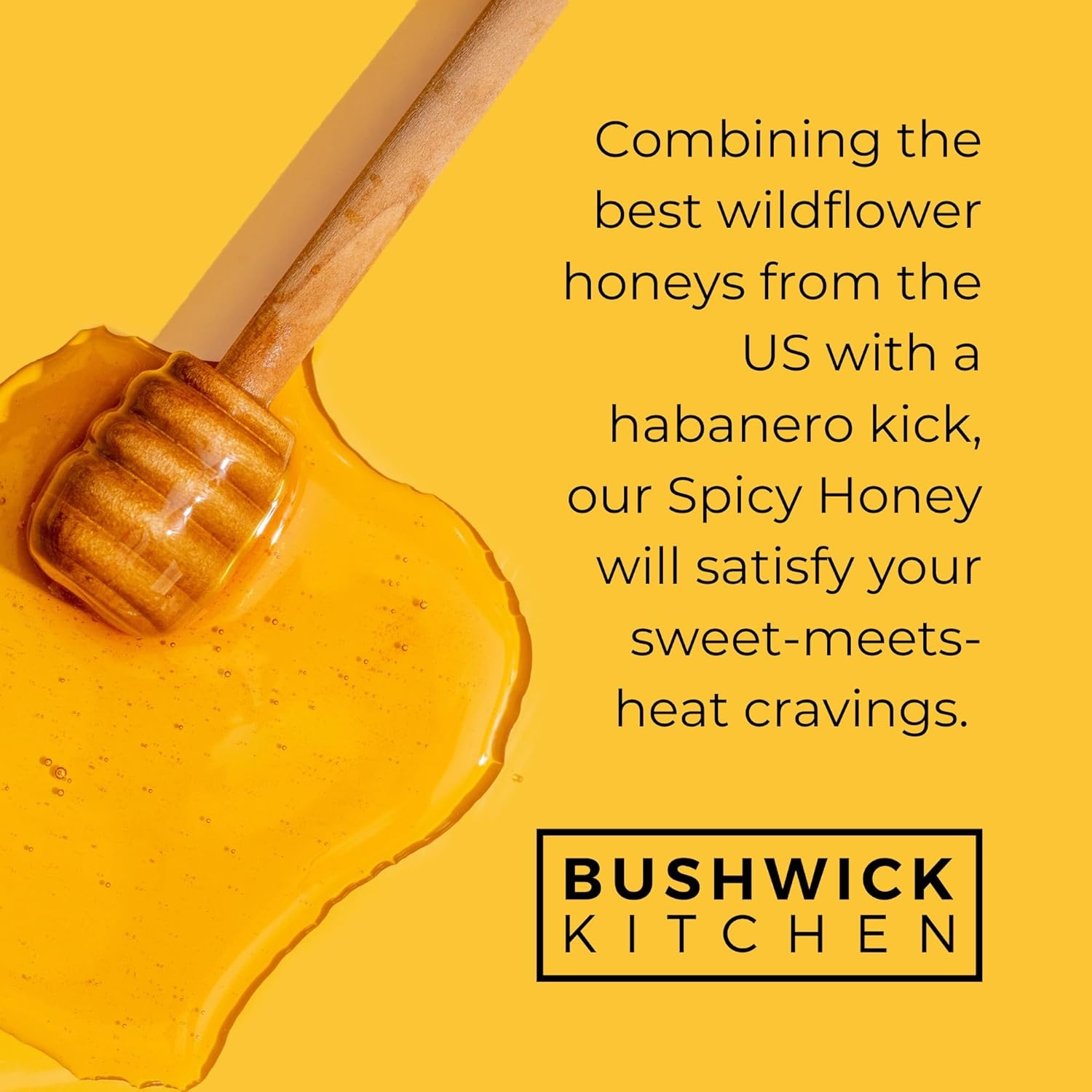 image:imageBees Knees Spicy Honey Wildflower Hot Honey with a Habanero Kick Sweet Heat Hot Sauce for Pizza Biscuits amp Charcuterie Gluten Free Paleo Friendly Foodie Gifts Spicy Gift for Him 125ozSpicy Honey 92oz