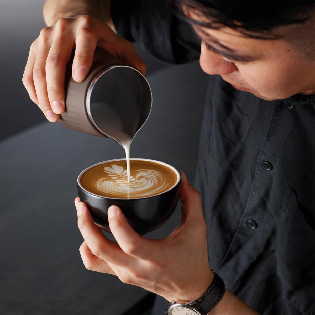 image:imageBreville BEA401PSS Pro Control Milk Jug for Latte and Cappuccino Art Walnut