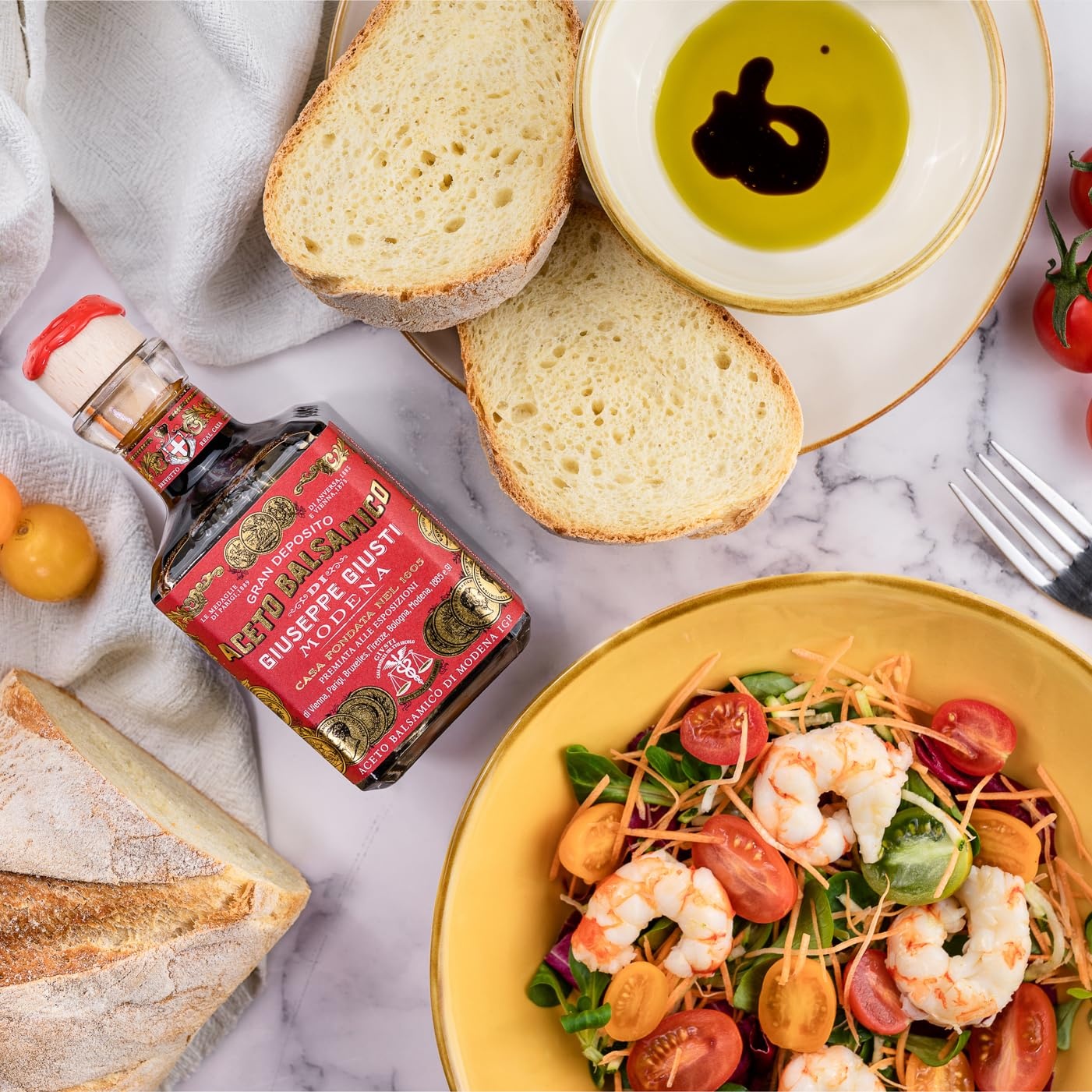 image:imageGiusti Italian Balsamic Vinegar of Modena IGP 3 Gold Medals Rich amp Thick Gran Deposito Aceto Balsamico di Modena for Salads Cheese amp Finishing Touches Made in Italy 845 fl oz250 ml Pack of 1845 Fl Oz Pack of 4