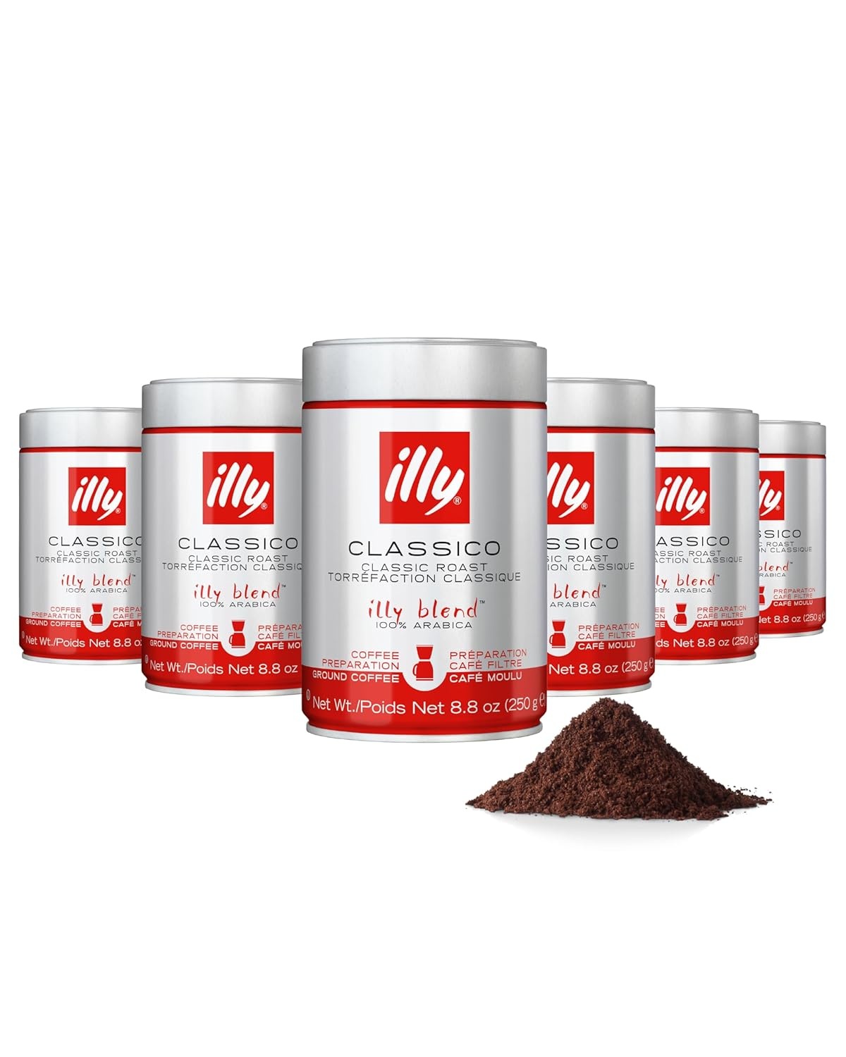 image:imageIlly Caffe Medium Roast Espresso Classico Ground Coffee 88 OZClassico Medium Roast Ground Drip