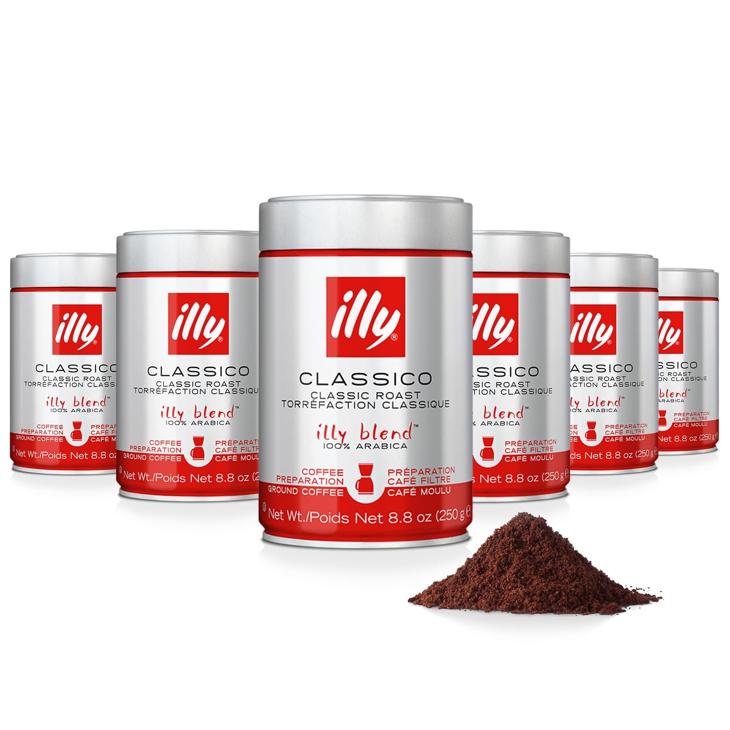image:imageIlly Caffe Medium Roast Espresso Classico Ground Coffee 88 OZClassico Medium Roast Ground Drip