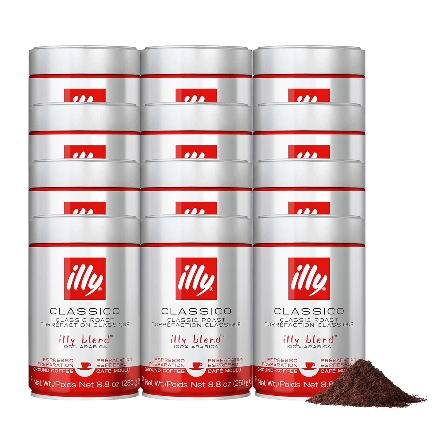 image:imageIlly Caffe Medium Roast Espresso Classico Ground Coffee 88 OZClassico Medium Roast Ground Espresso