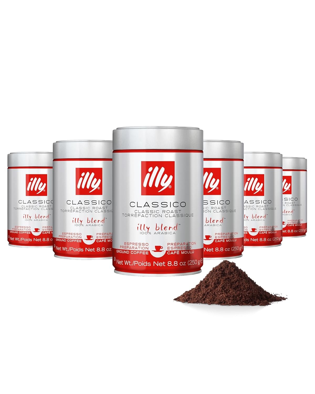 image:imageIlly Caffe Medium Roast Espresso Classico Ground Coffee 88 OZClassico Medium Roast Ground Espresso