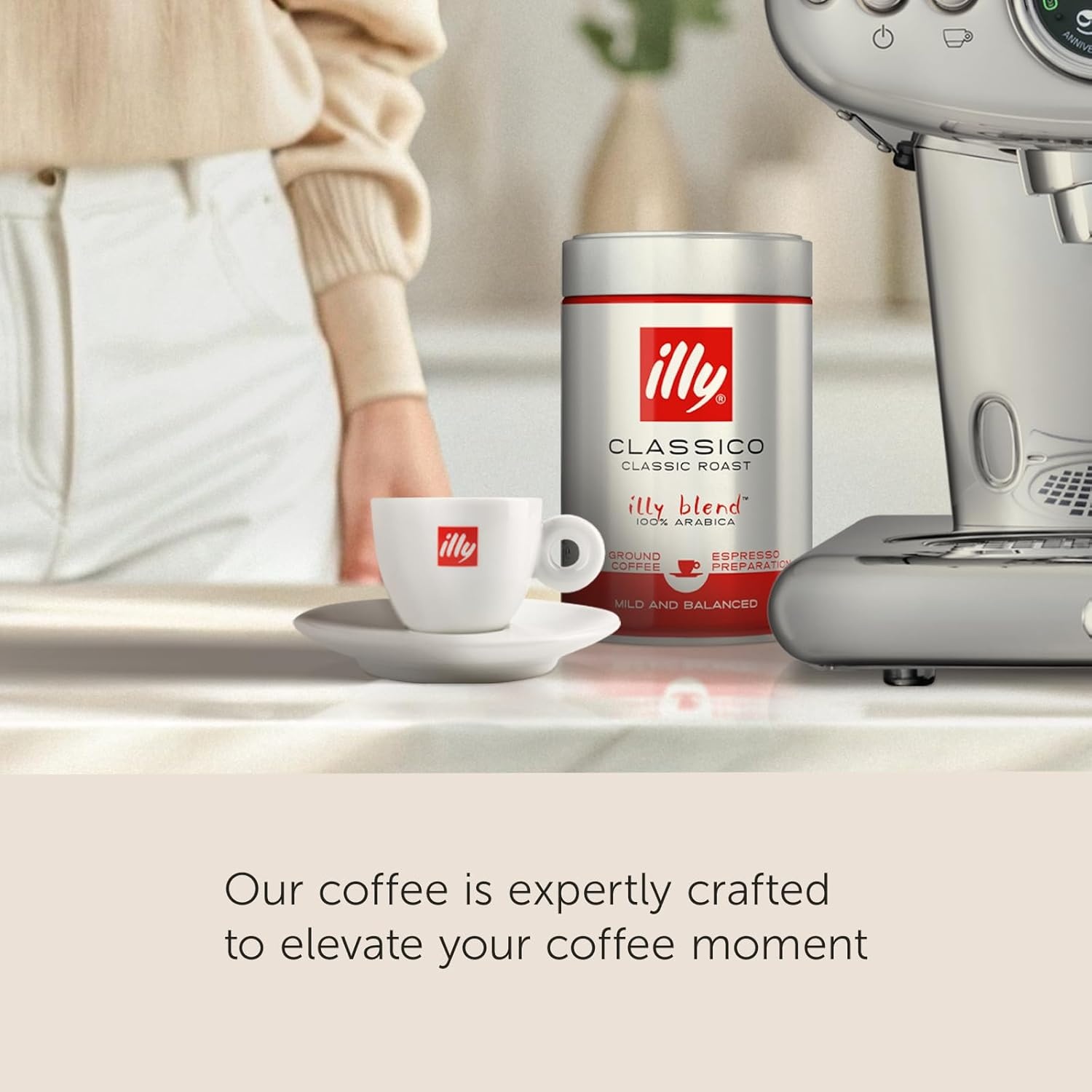 image:imageIlly Caffe Medium Roast Espresso Classico Ground Coffee 88 OZClassico Medium Roast Ground Espresso