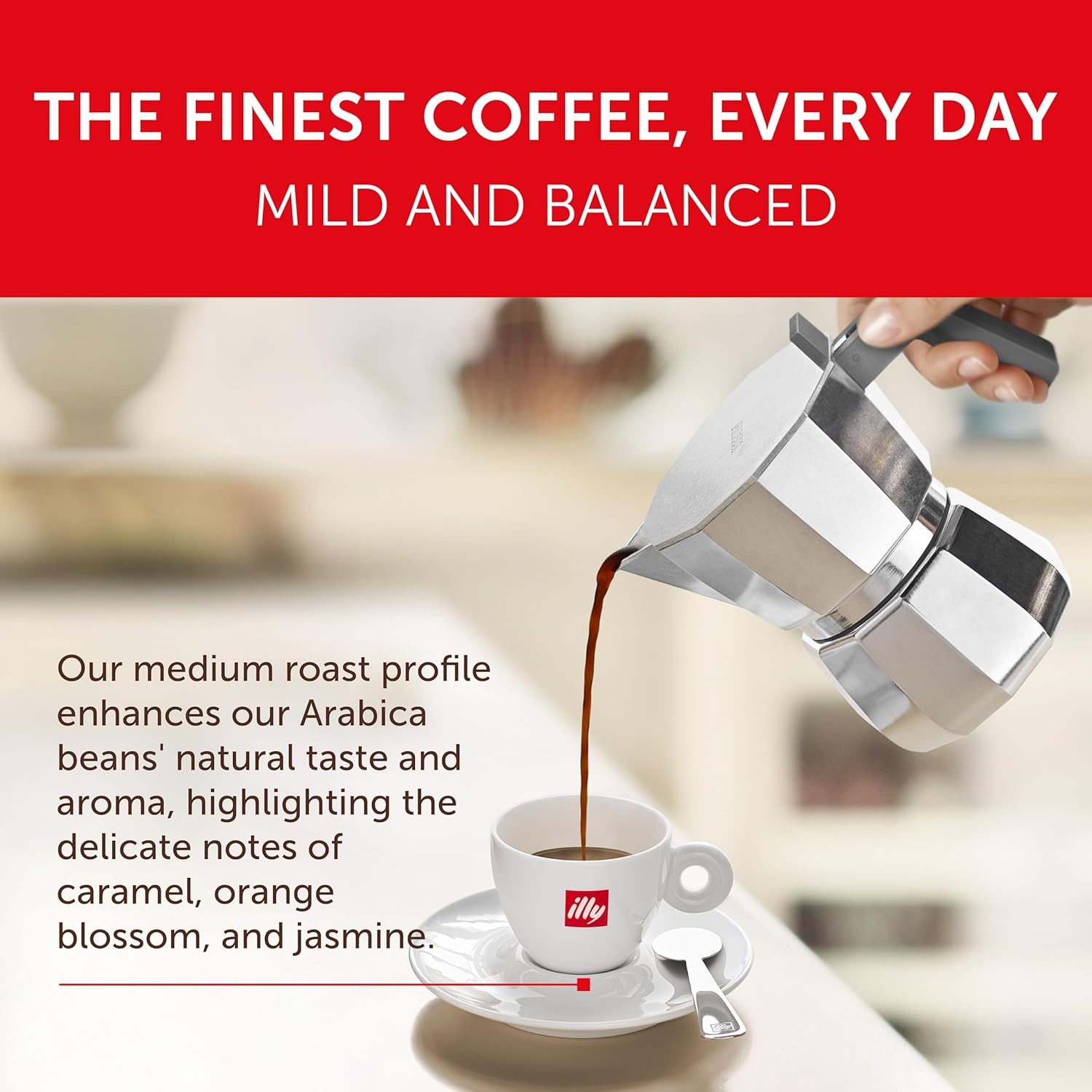 image:imageIlly Caffe Medium Roast Espresso Classico Ground Coffee 88 OZClassico Medium Roast Ground Moka