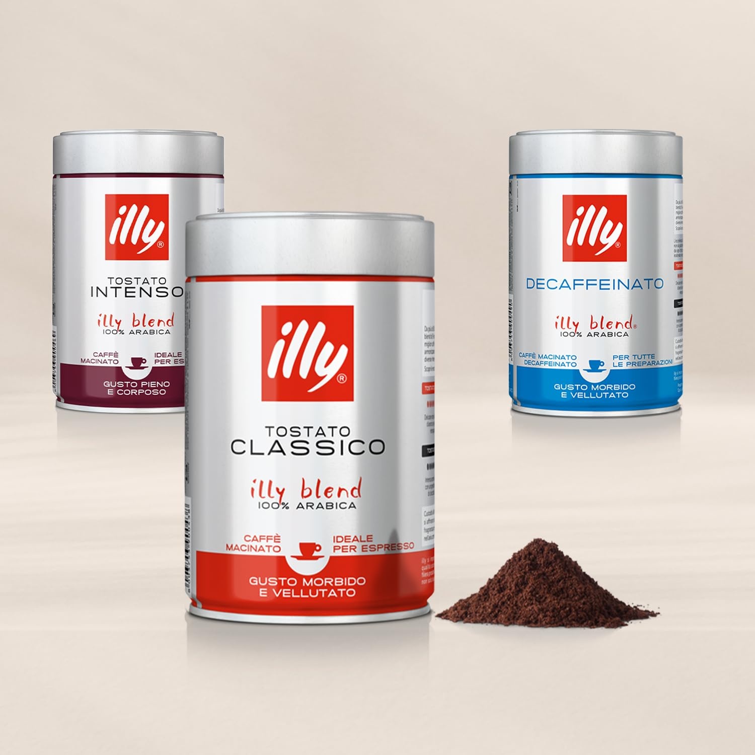 image:imageIlly Caffe Medium Roast Espresso Classico Ground Coffee 88 OZDecaf Medium Roast Ground Espresso