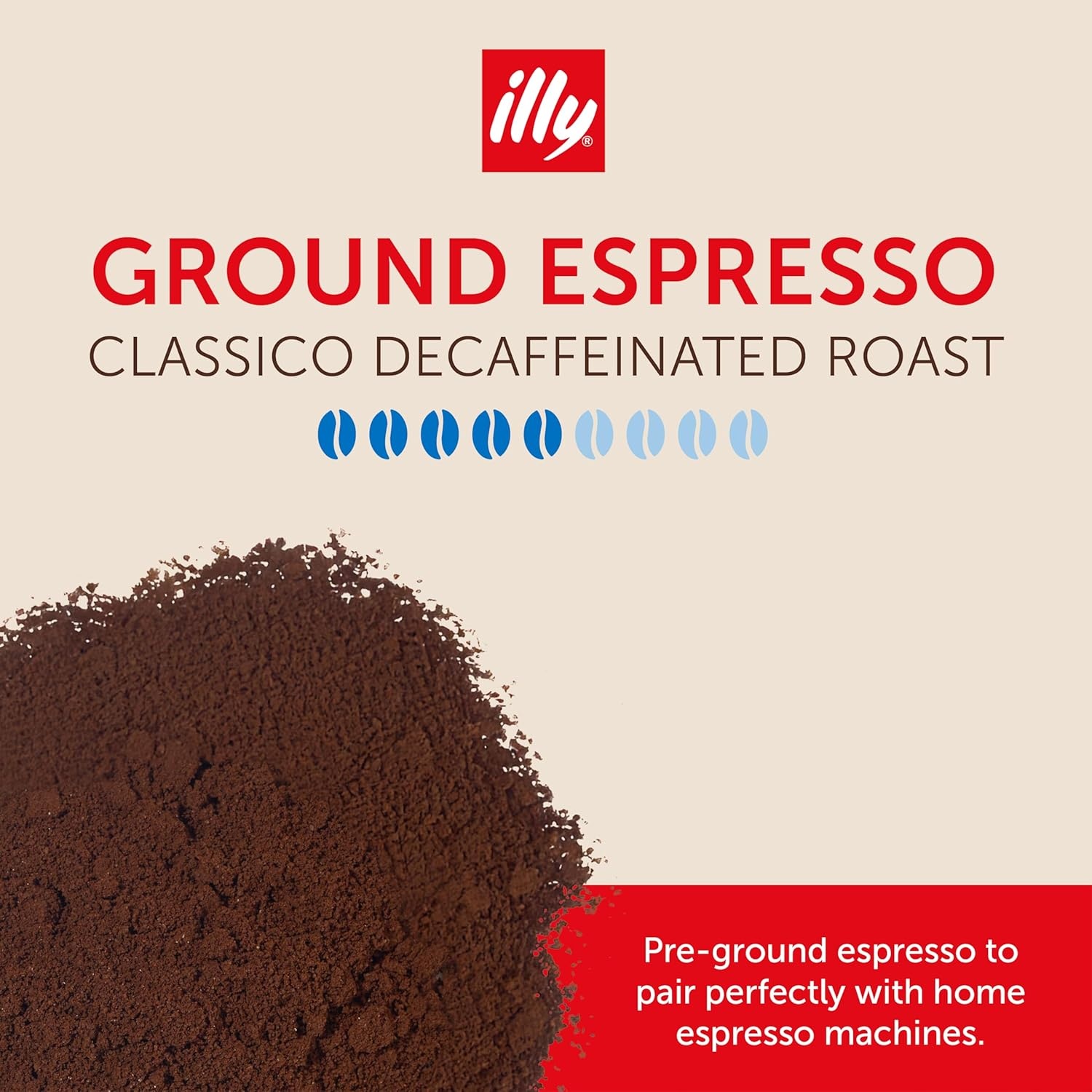 image:imageIlly Caffe Medium Roast Espresso Classico Ground Coffee 88 OZDecaf Medium Roast Ground Espresso