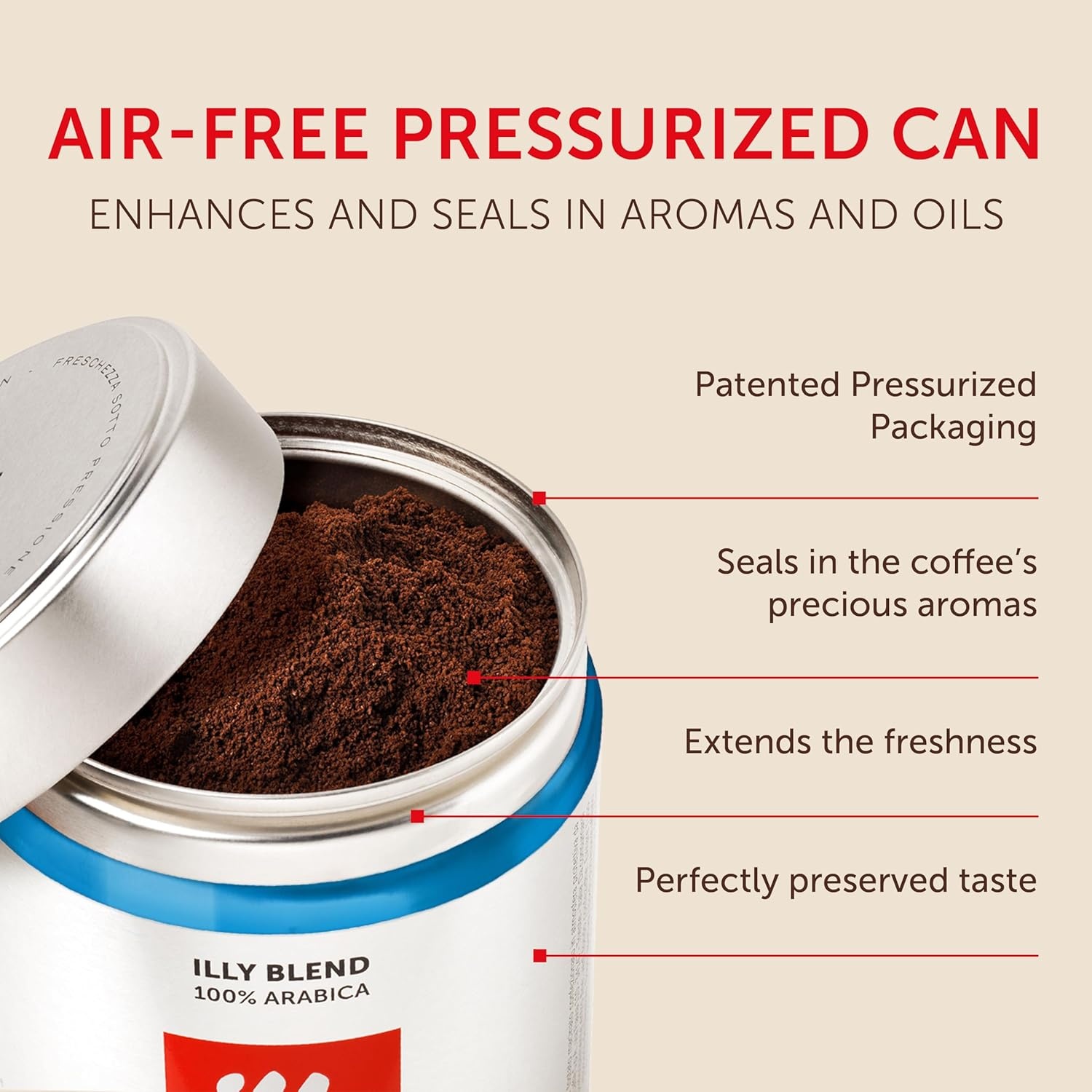 image:imageIlly Caffe Medium Roast Espresso Classico Ground Coffee 88 OZDecaf Medium Roast Ground Espresso
