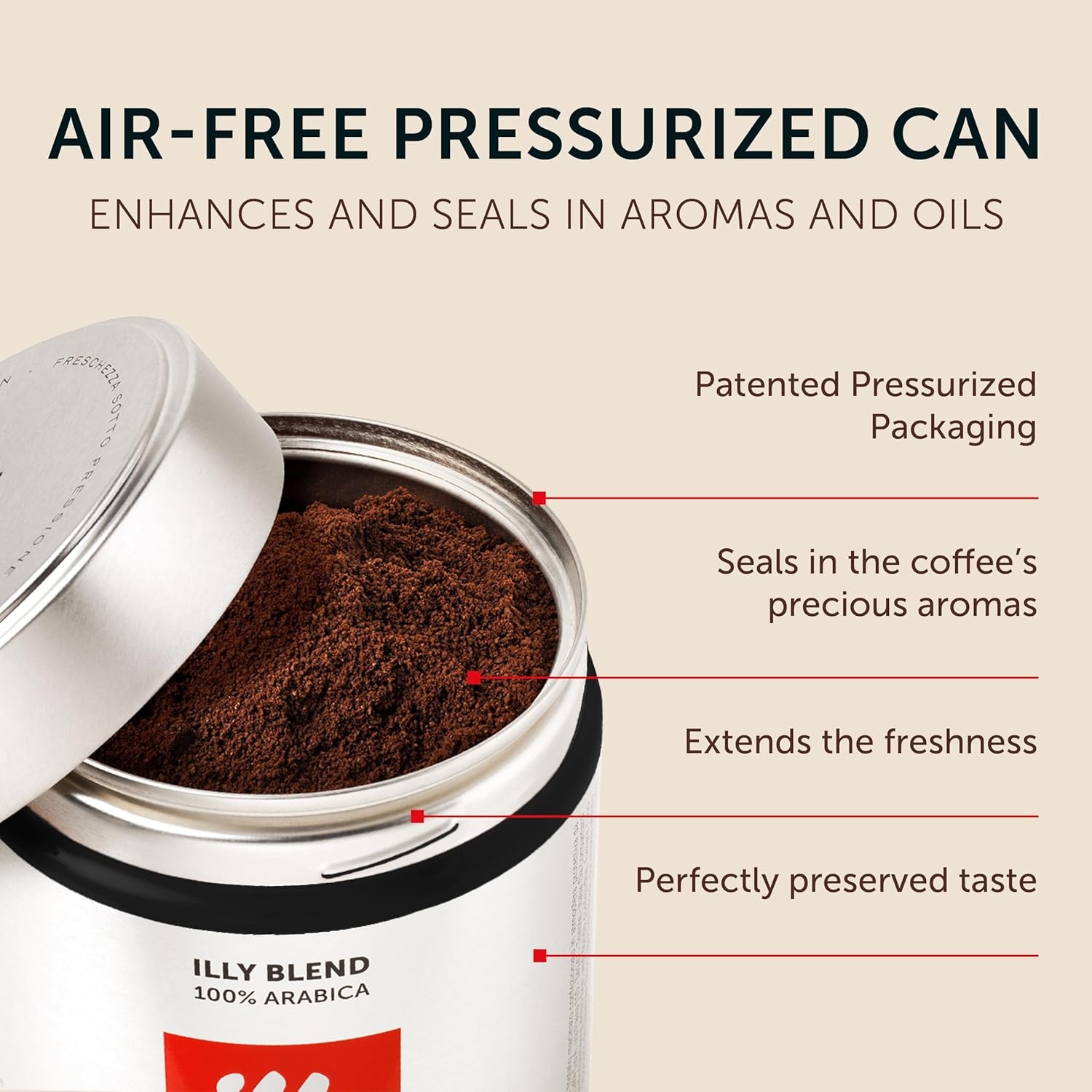 image:imageIlly Caffe Medium Roast Espresso Classico Ground Coffee 88 OZForte Extra Dark Roast Ground Drip