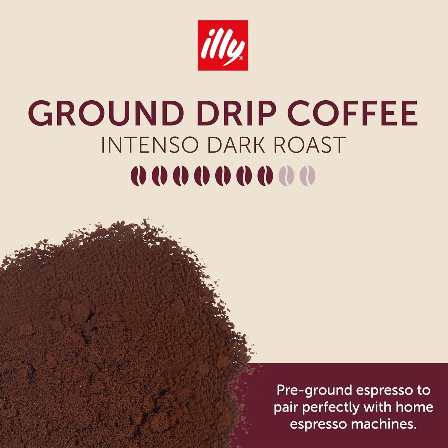 image:imageIlly Caffe Medium Roast Espresso Classico Ground Coffee 88 OZIntenso Bold Roast Ground Drip