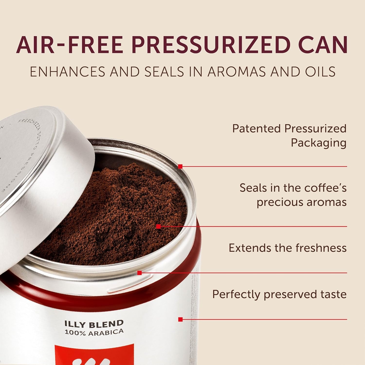 image:imageIlly Caffe Medium Roast Espresso Classico Ground Coffee 88 OZIntenso Bold Roast Ground Espresso
