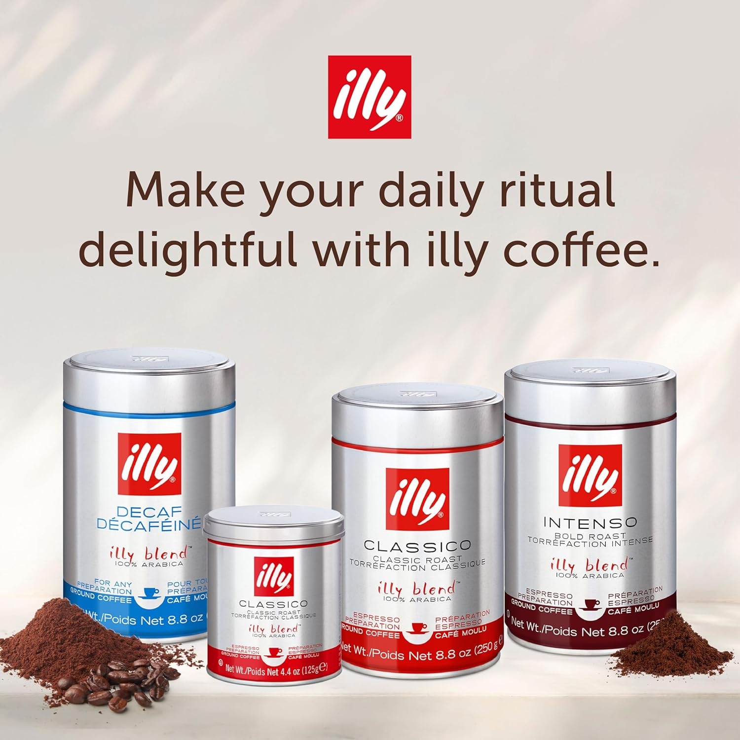 image:imageIlly Caffe Medium Roast Espresso Classico Ground Coffee 88 OZIntenso Bold Roast Ground Espresso