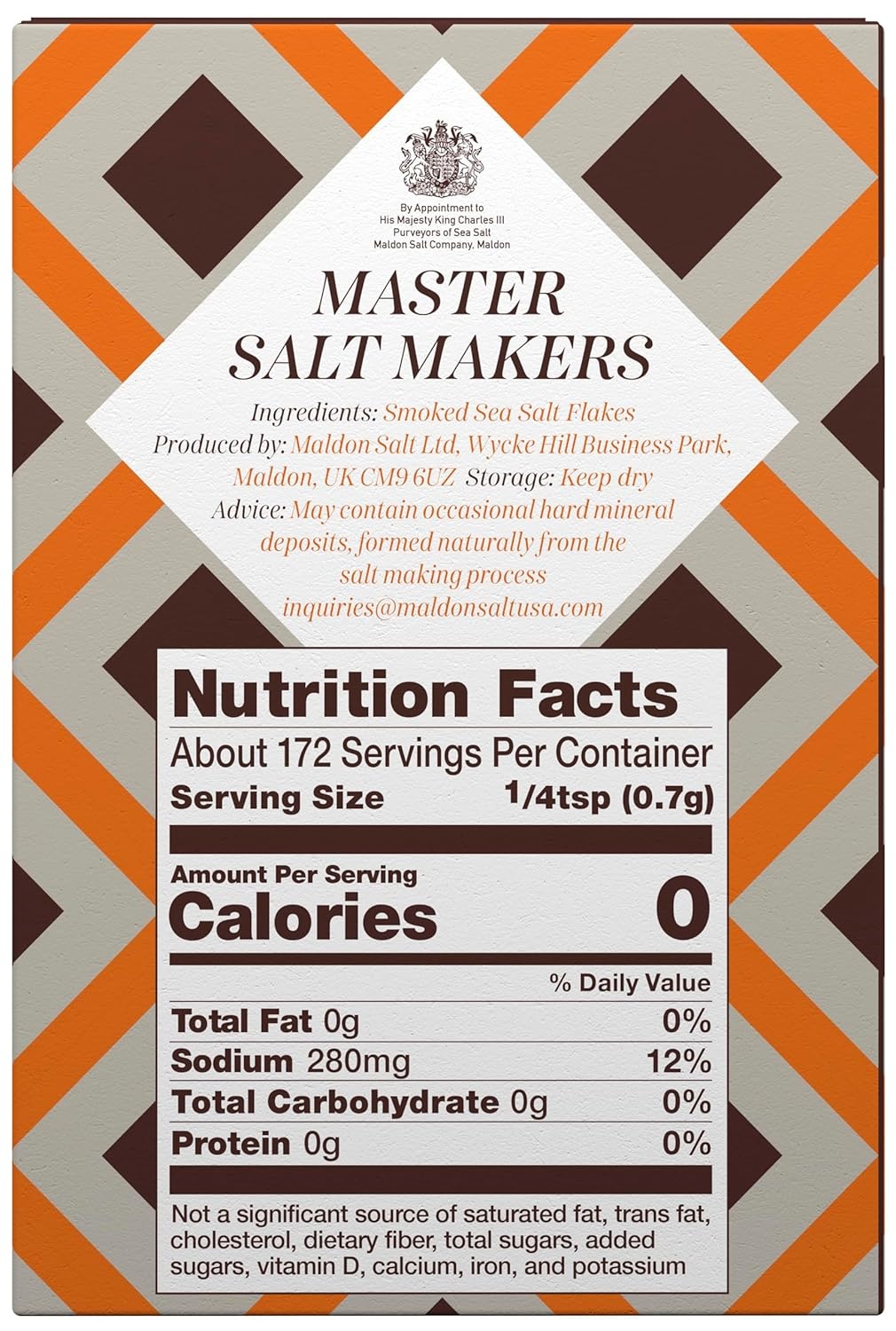image:imageMaldon Smoked Sea Salt Flakes 44 oz 125 g Unique Pyramid Shaped Salt Flakes Gently Smoked Over Oak Perfect for a Wide Range of Dishes HandHarvested for Four Generations44 Ounce Pack of 1