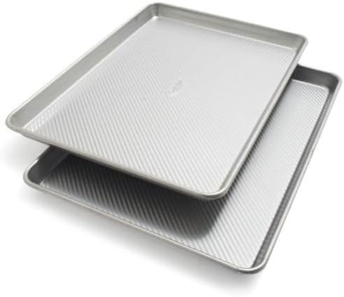 image:imageSur La Table Commercial Sheet Pan Set 2Piece HeavyDuty Aluminized Steel Pans Made in USA