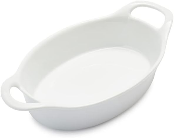image:imageSur La Table Oval Porcelain Baker 20 oz White