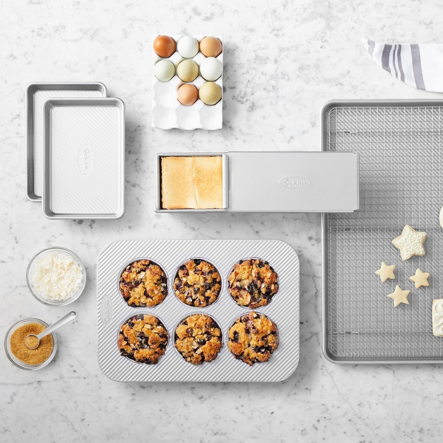 image:imageSur La Table Platinum Pro 18 Sheet Pan Set of 2 Gray