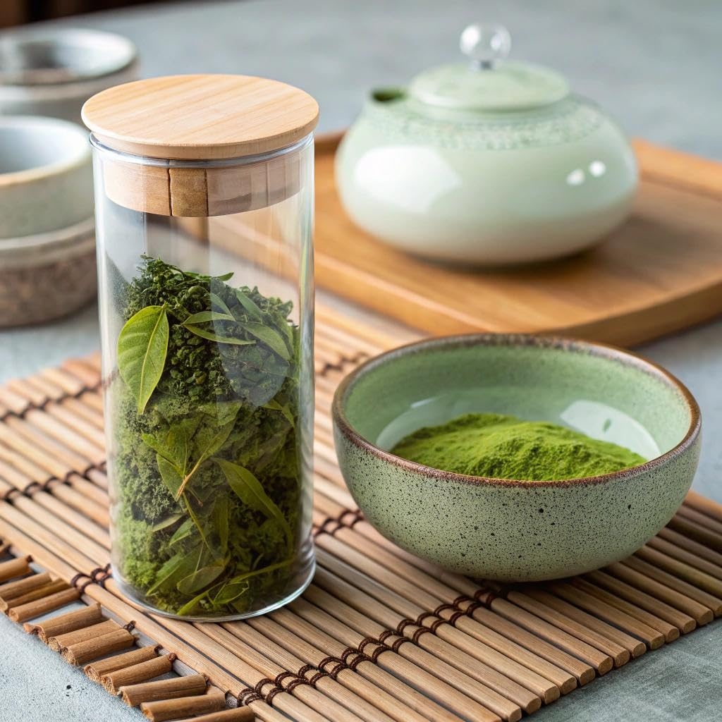 image:imageThe Republic of Tea Organic Double Green Matcha Individual Tea Bags with Japanese Matcha Tea Powder and Green Tea Leaves Blend Natural Unbleached Bags in Reusable Tin Canister 50 Tea Bags50 Count Pack of 1