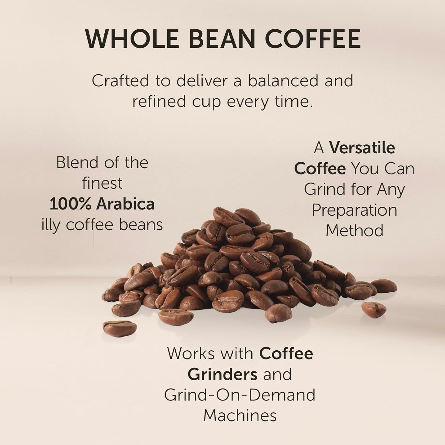 image:imageilly Whole Bean Coffee Perfectly Roasted Colombia Medium Roast Smooth Taste Notes of Fruit Fruit Notes 100 Arabica Beans No Preservatives 88 OunceIntenso Bold Roast