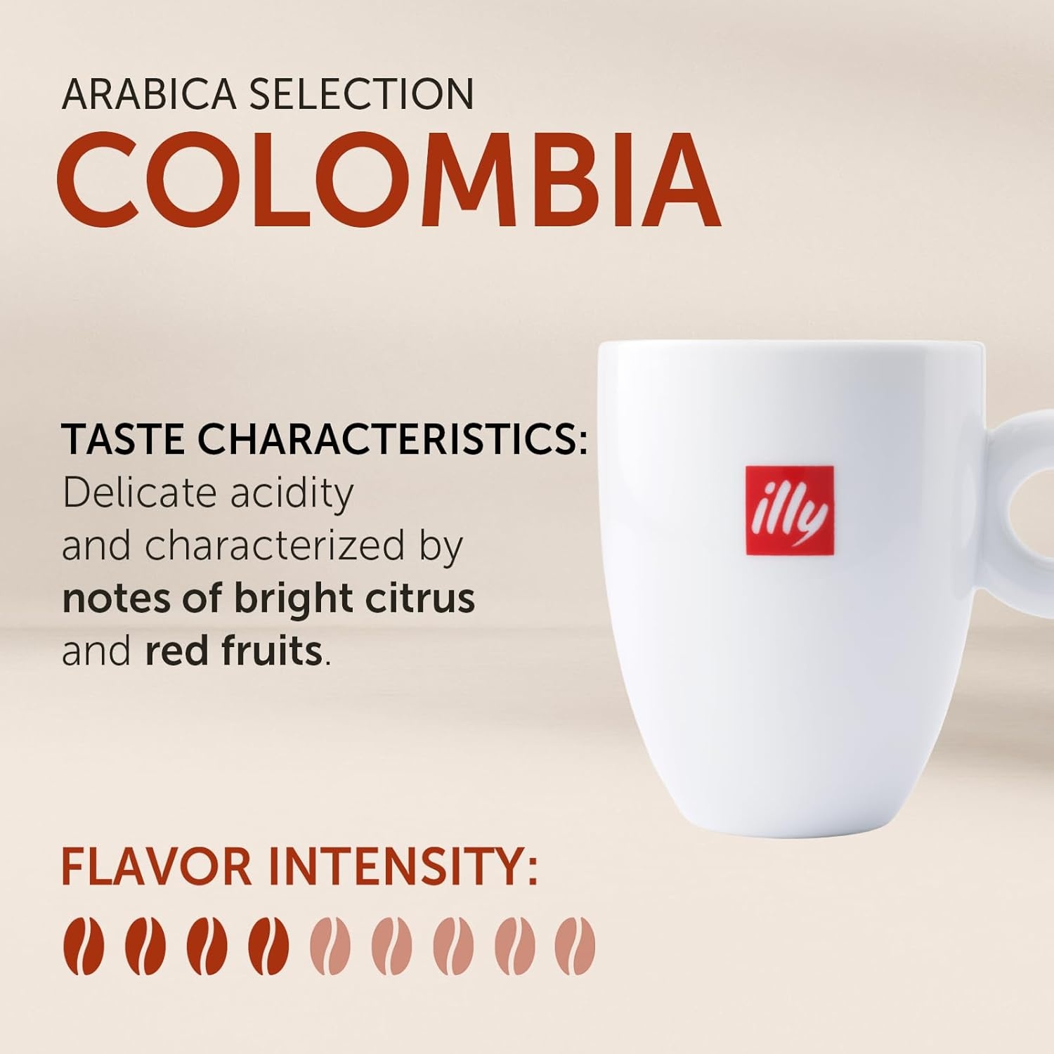 image:imageilly Whole Bean Coffee Perfectly Roasted Colombia Medium Roast Smooth Taste Notes of Fruit Fruit Notes 100 Arabica Beans No Preservatives 88 OunceColombia Single Origin Medium Roast
