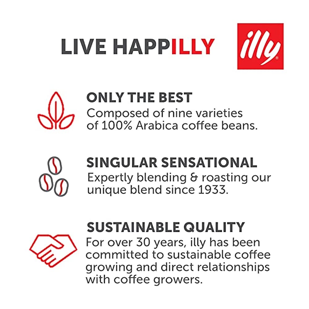 image:imageilly Whole Bean Coffee Perfectly Roasted Colombia Medium Roast Smooth Taste Notes of Fruit Fruit Notes 100 Arabica Beans No Preservatives 88 OunceCosta Rica Single Origin Medium Roast