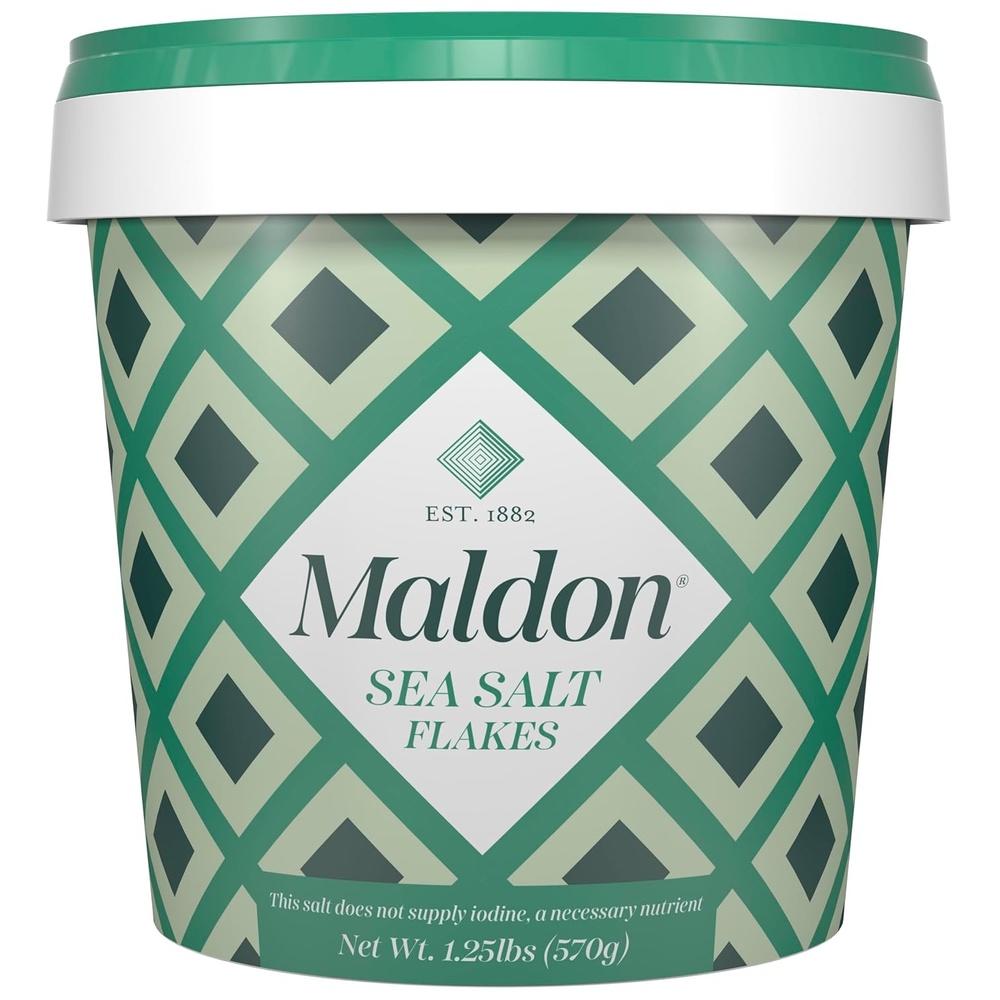 image:imageMaldon Salt Sea Salt Flakes 85 oz 240 g Kosher Natural Unique Gourmet Pyramid Shaped Salt Flakes Perfect for a Wide Range of Dishes HandHarvested for Four Generations Packaging May vary20 Ounce Pack of 1