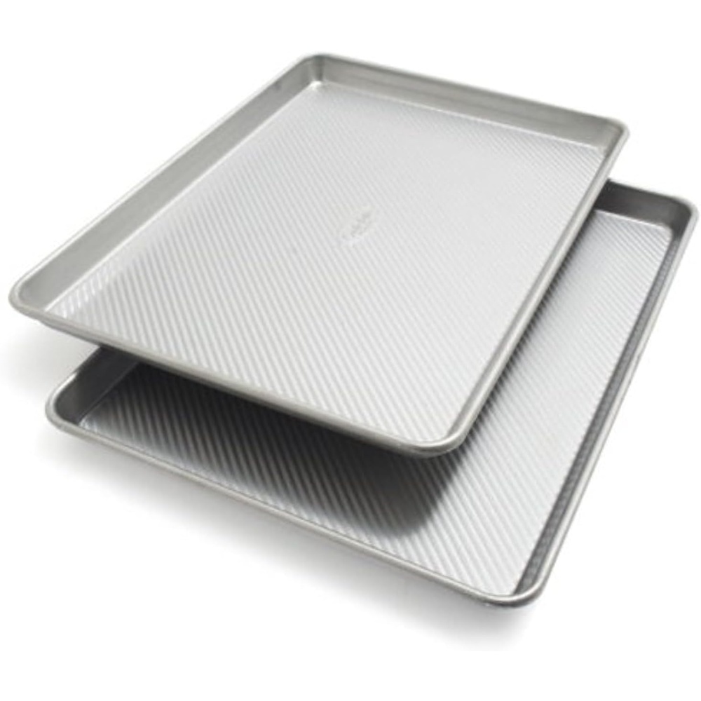 image:imageSur La Table Commercial Sheet Pan Set 2Piece HeavyDuty Aluminized Steel Pans Made in USA