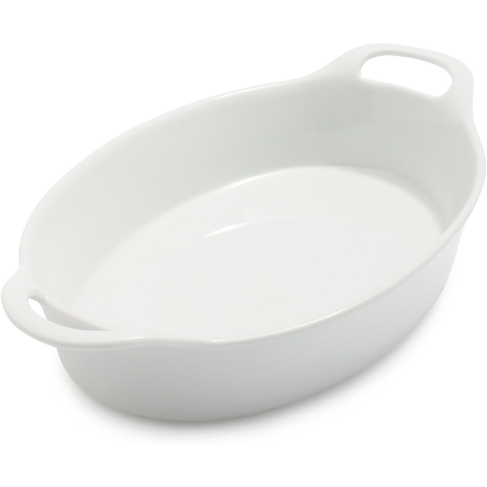 image:imageSur La Table Oval Porcelain Baker 18 qt WhiteWhite