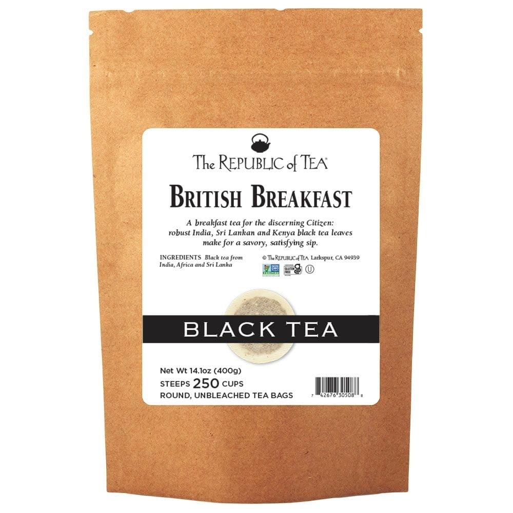image:imageThe Republic of Tea British Breakfast Tea 28 oz Tin 50 Tea Bags Gourmet Black Tea Caffeinated250 Count Pack of 1