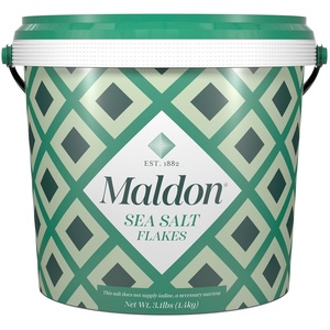 image:imageMaldon Salt Sea Salt Flakes 85 oz 240 g Kosher Natural Unique Gourmet Pyramid Shaped Salt Flakes Perfect for a Wide Range of Dishes HandHarvested for Four Generations Packaging May vary494 Ounce Pack of 1