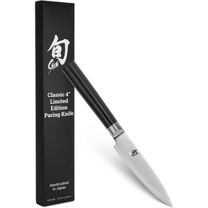 image:imageShun Classic 4 Limited Edition Paring Knife Handcrafted Japanese Vegetable amp Fruit Knife VGMAX Core with Damascus Stainless Steel Cladding Pakkawood Handle for Professional and Home Chefs