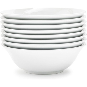 image:imageSur La Table Bistro Cereal Bowl White Classic White Porcelain Cereal and Soup Bowl for Everyday Dining