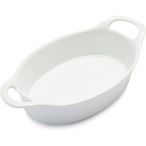 image:imageSur La Table Oval Porcelain Baker 20 oz White