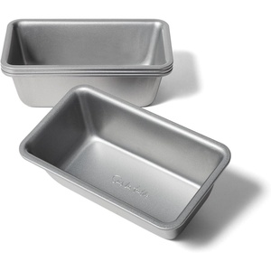 image:imageSur La Table Signature Mini Loaf Pans Set of 4 Silver