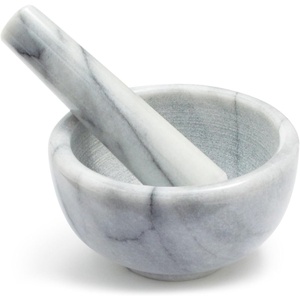 image:imageSur La Table White Marble Mortar amp Pestle 2 x 4