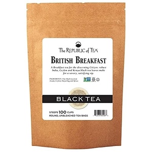image:imageThe Republic of Tea  British Breakfast Tea 28 oz Tin 50 Tea Bags Gourmet Black Tea  Caffeinated100 Count Pack of 1