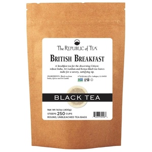 image:imageThe Republic of Tea  British Breakfast Tea 28 oz Tin 50 Tea Bags Gourmet Black Tea  Caffeinated250 Count Pack of 1