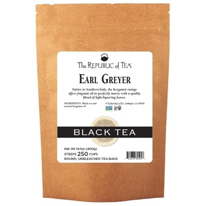 image:imageThe Republic of Tea  Earl Greyer Black Tea Tin 50 Tea Bags Naturally Caffeinated250 Count Pack of 1