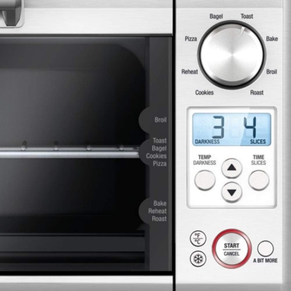 image:imageBreville BOV450XL Mini Smart Countertop Oven and Toaster Oven Small Brushed Stainless Steel