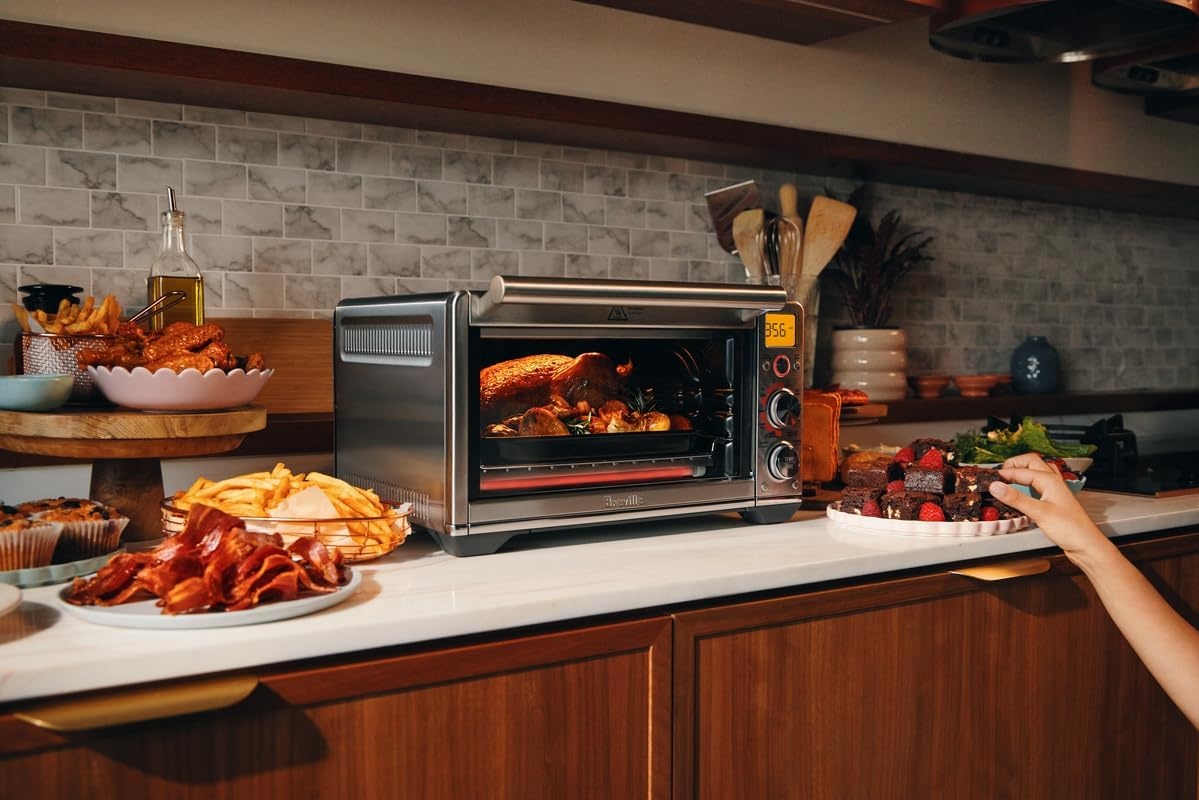 image:imageBreville Smart Oven Air Fryer Compact Brushed Stainless Steel