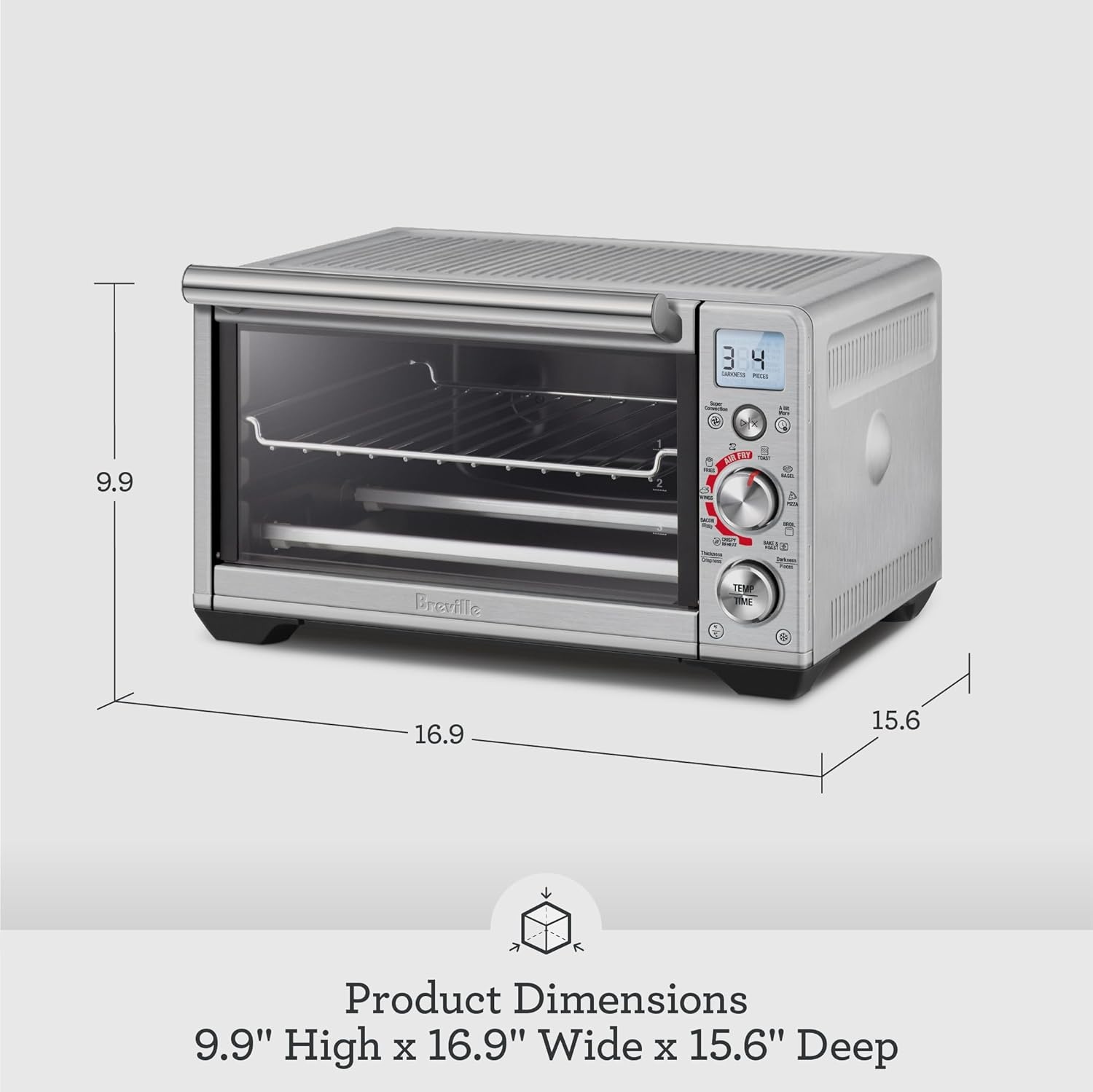 image:imageBreville Smart Oven Air Fryer Compact Brushed Stainless Steel