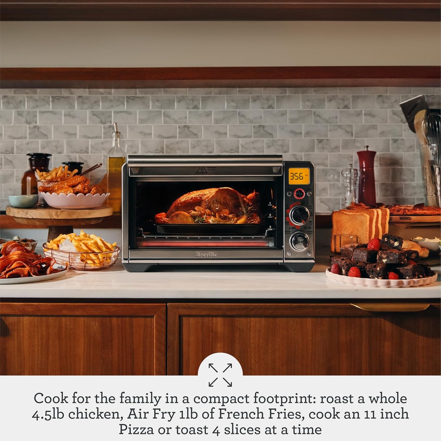image:imageBreville Smart Oven Air Fryer Compact Brushed Stainless Steel