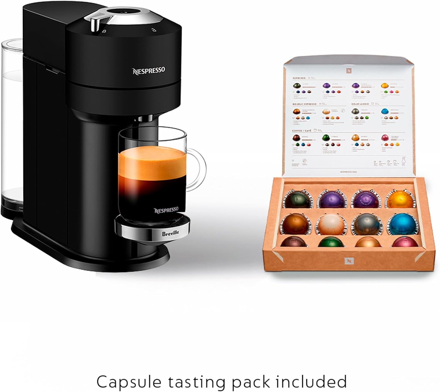 image:imageNespresso Vertuo Next Premium Coffee and Espresso Maker by Breville with Aeroccino Milk FrotherMatte Black