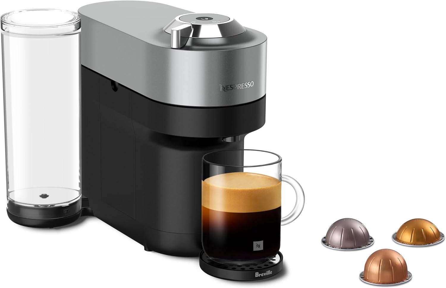 image:imageNespresso Vertuo Pop Coffee and Espresso Maker by Breville Matte Black GoldTitan