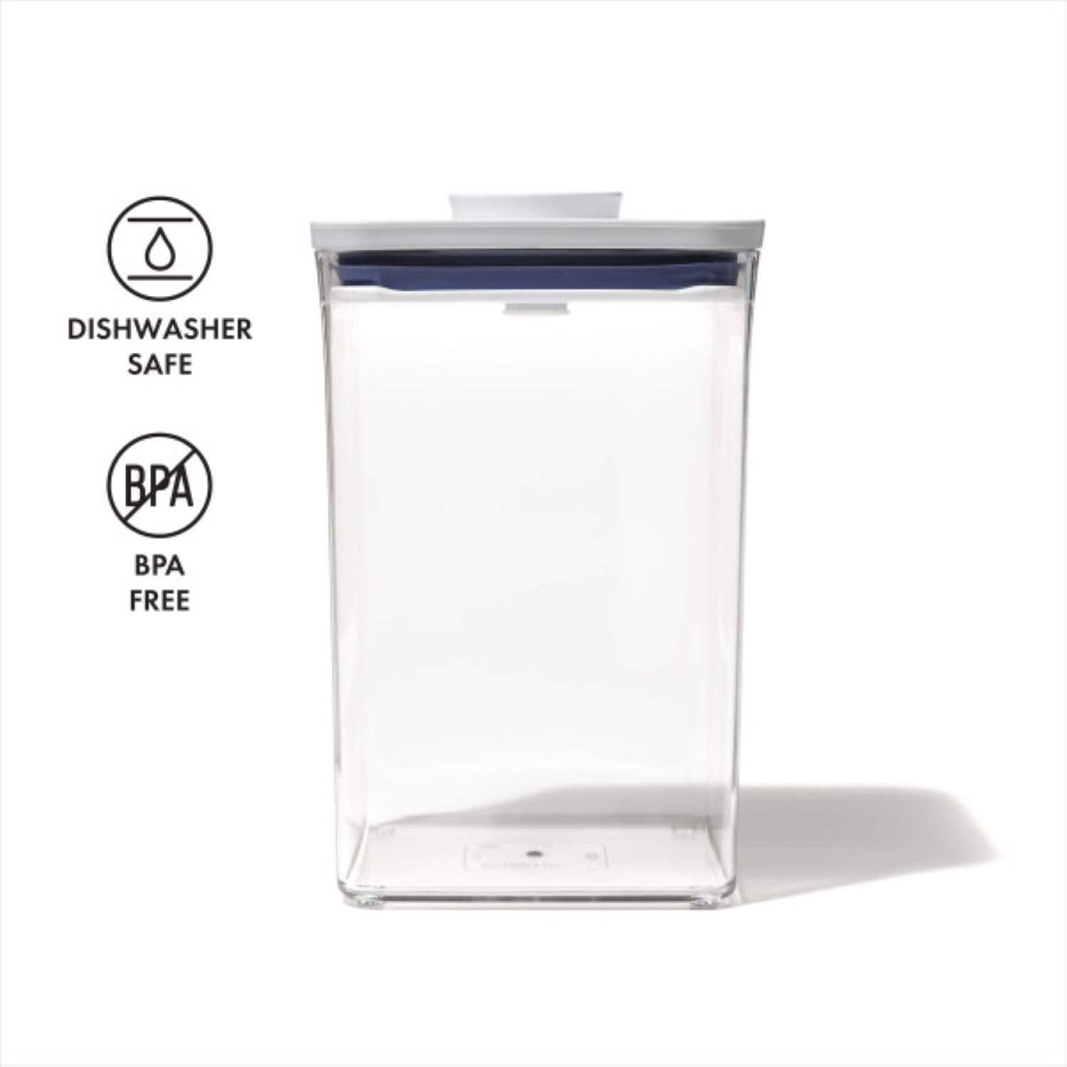 image:imageOXO Good Grips POP Container Airtight Food Storage Big Square Tall 60 Qt Ideal for bulk snacks and cerealWhite