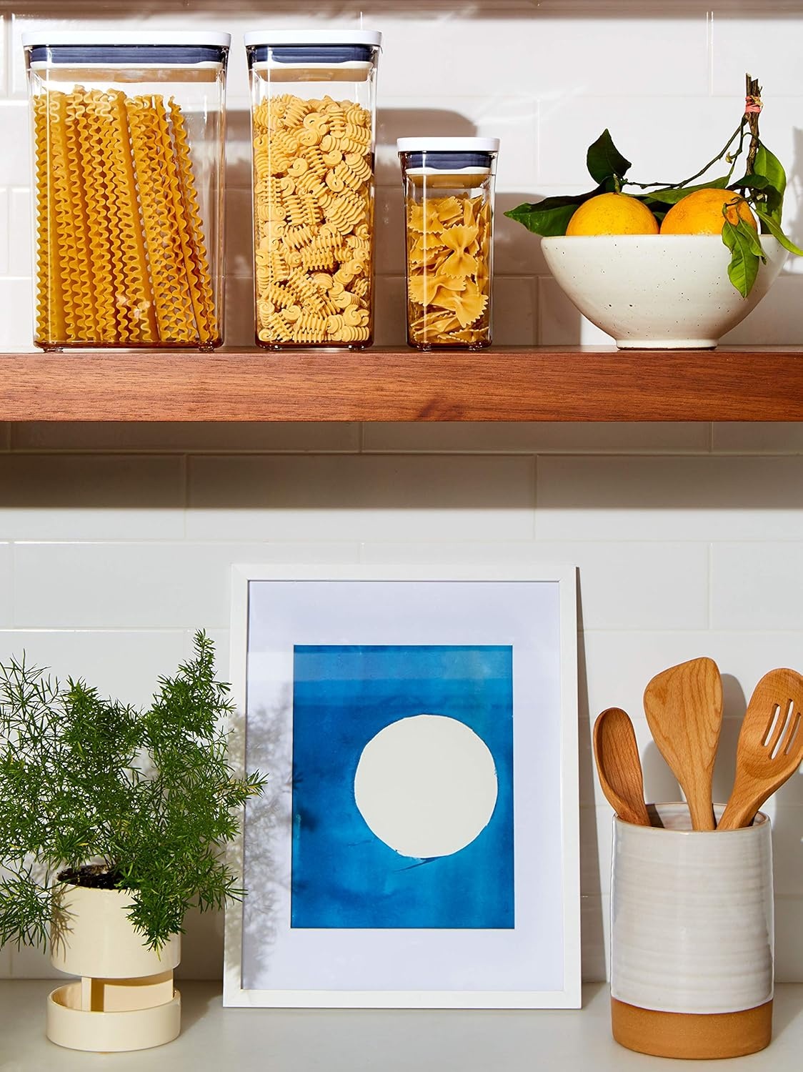 image:imageOXO Good Grips POP Container Airtight Food Storage Big Square Tall 60 Qt Ideal for bulk snacks and cerealWhite