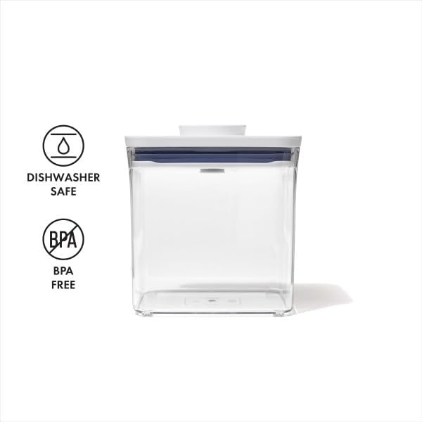 image:imageOXO Good Grips POP Container Airtight Food Storage Big Square Tall 60 Qt Ideal for bulk snacks and cerealWhite