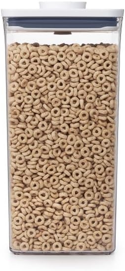 image:imageOXO Good Grips POP Container Airtight Food Storage Big Square Tall 60 Qt Ideal for bulk snacks and cerealWhite