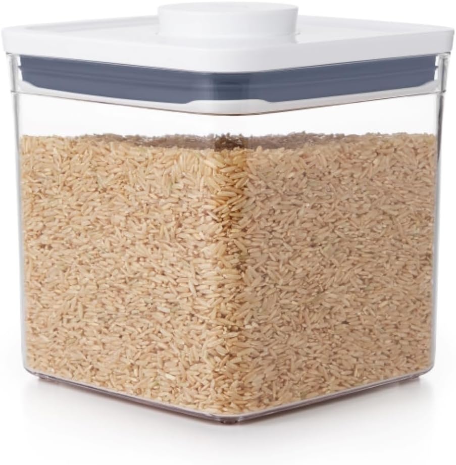 image:imageOXO Good Grips POP Container Airtight Food Storage Big Square Tall 60 Qt Ideal for bulk snacks and cerealWhite