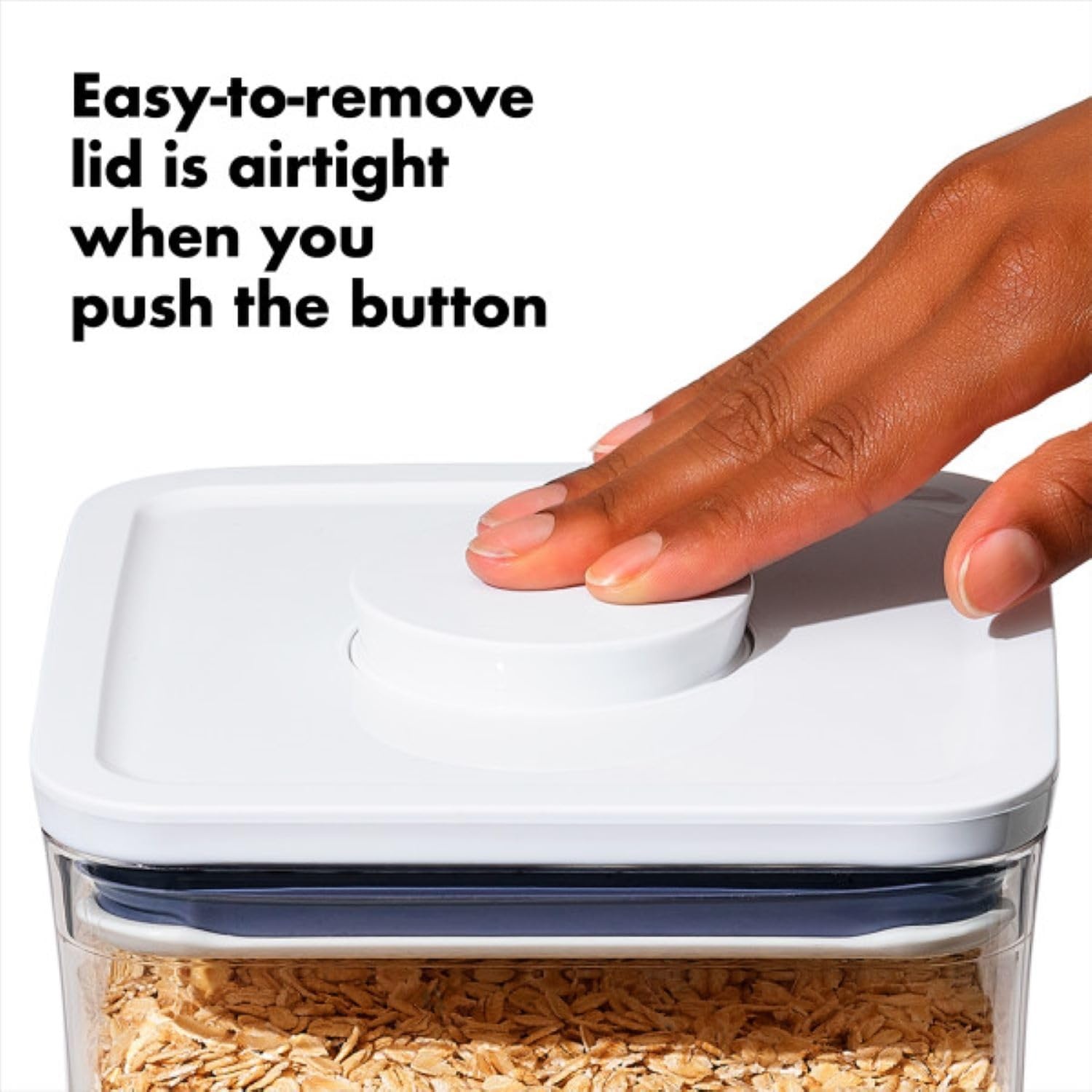 image:imageOXO Good Grips POP Container Airtight Food Storage Big Square Tall 60 Qt Ideal for bulk snacks and cerealWhite